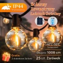 Girlanda Solarna Ogrodowa LED 10m TG-Garden – Lampki na Balkon + Pilot + USB